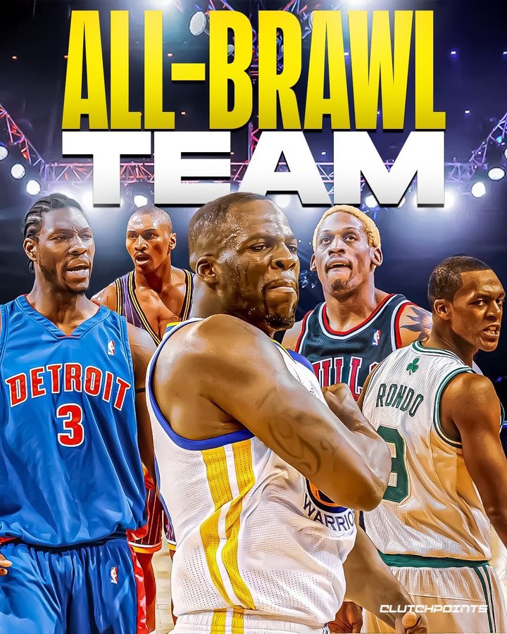 篮球比分-美媒晒NBA最强斗殴阵容 追梦&大本&阿泰&罗德曼&隆多在列