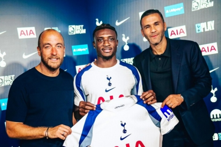 猛将加盟!官方:热刺签下西汉姆边锋库杜斯,转会费5500万镑